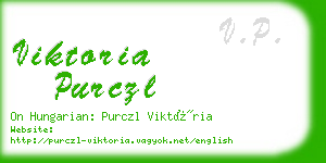 viktoria purczl business card